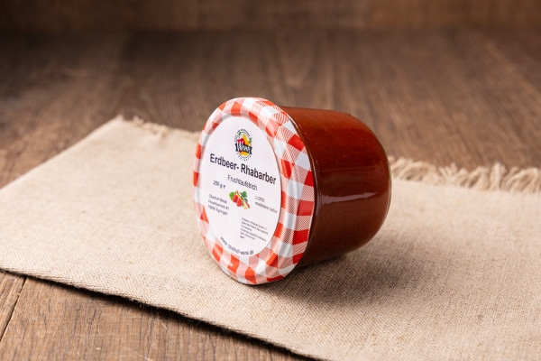 Erdbeer- Rhabarber- Fruchtaufstrich