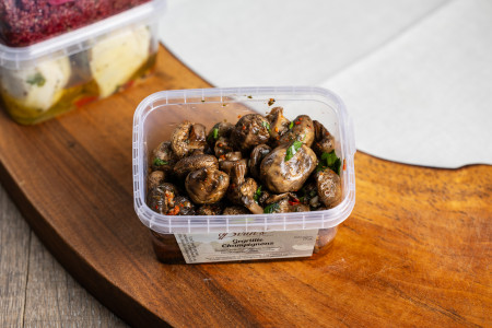 Gegrillte Champignons