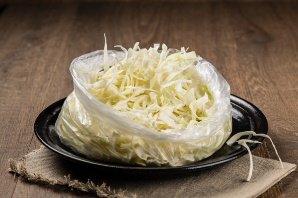 Weißkraut geschnitten