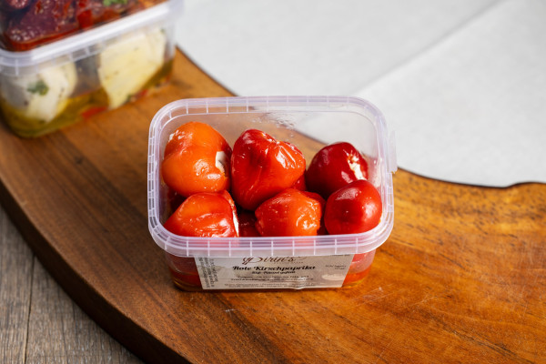 Rote Kirschpaprika süß pikant gefüllt